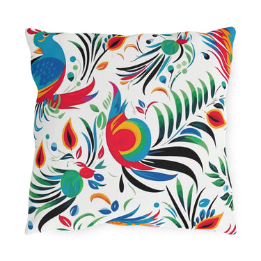 Quetzal Quest Outdoor Throw Pillow